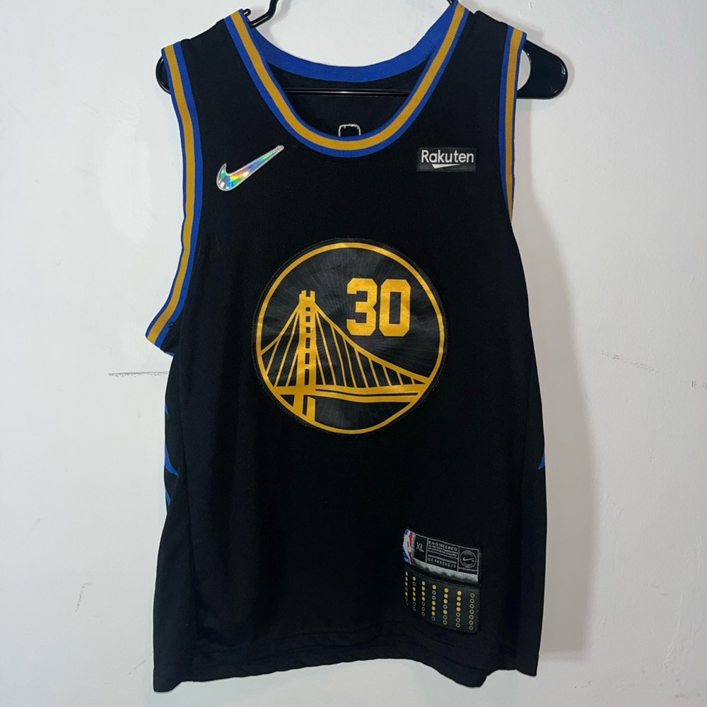 Stephen curry Nike 75th NBA stitched authenticity jersey Sz XL